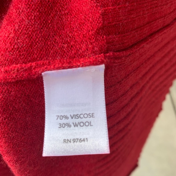 J. Jill red dress 30% wool size S - Picture 5 of 14